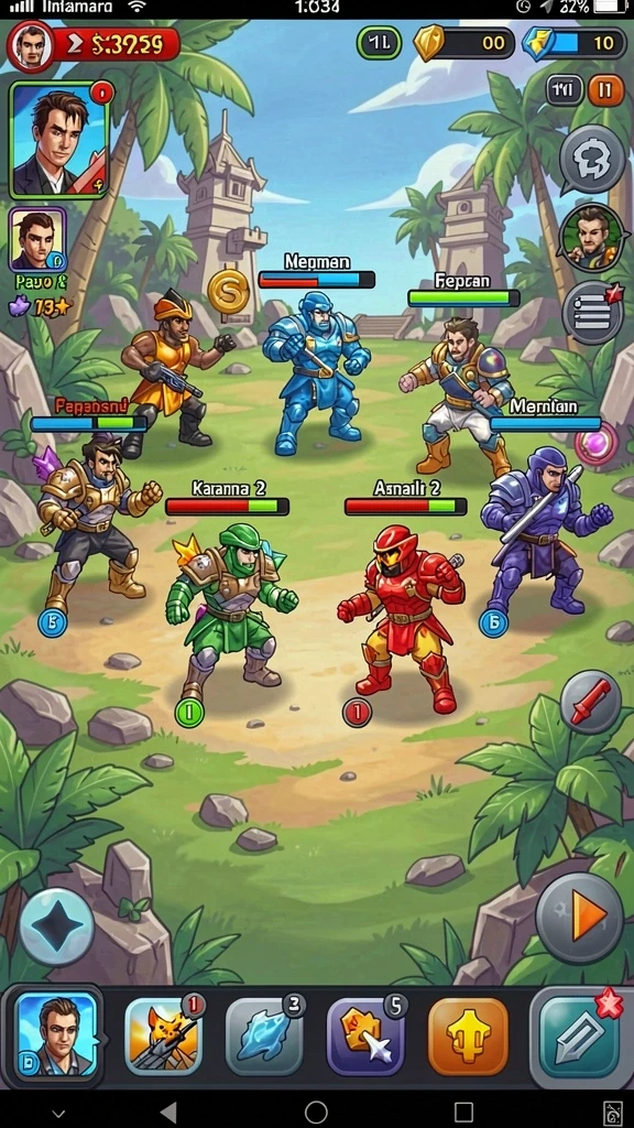 Mode multiplayer yang menantang dengan teman Anda.