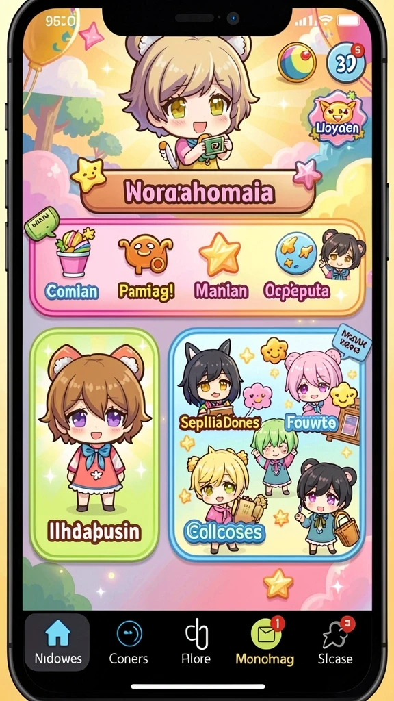 Pengguna lain berkompetisi dalam mode multiplayer.