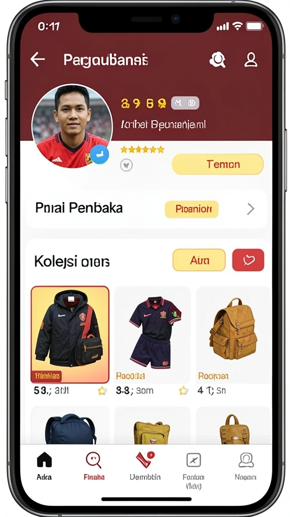 Tampilan antarmuka aplikasi AAKASINO yang menarik.
