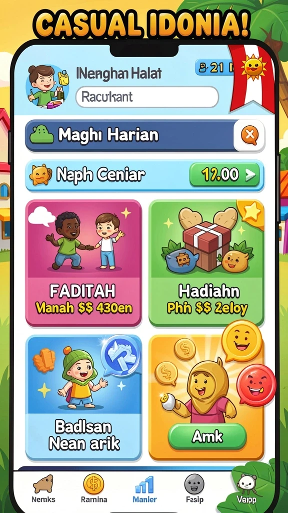 Tampilan antarmuka yang menarik dan user-friendly.