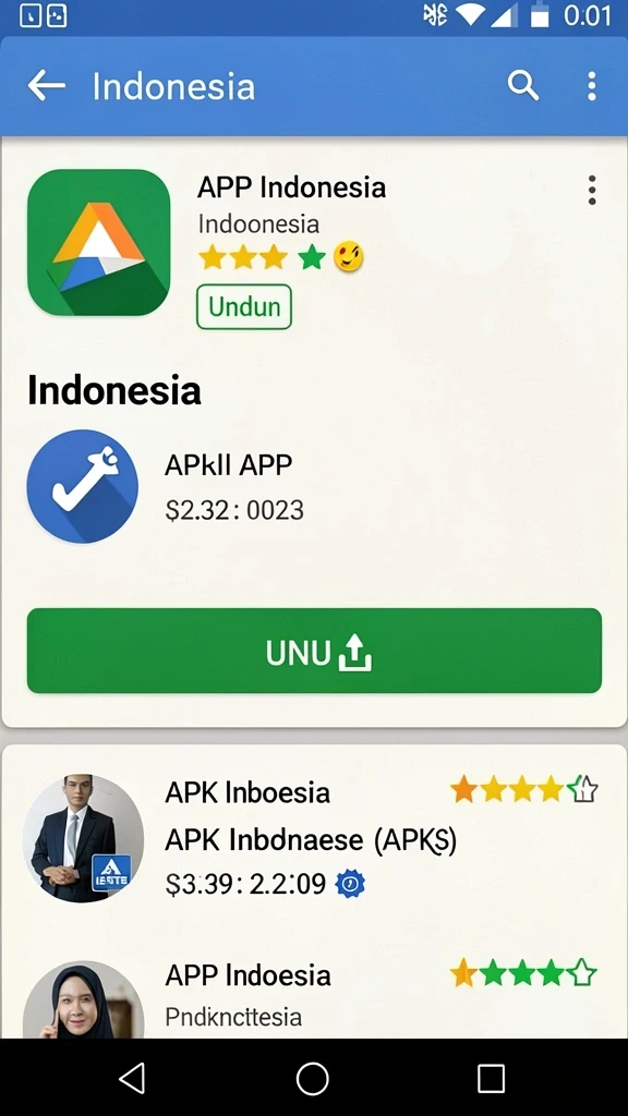 Tampilan antarmuka yang user-friendly.