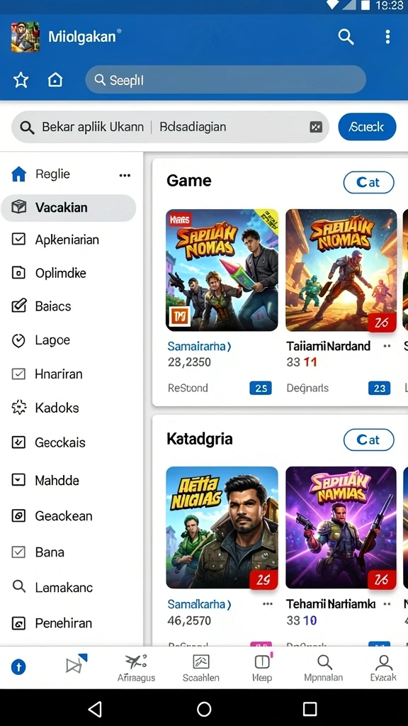 Tampilan antarmuka yang menarik dan mudah dinavigasi.