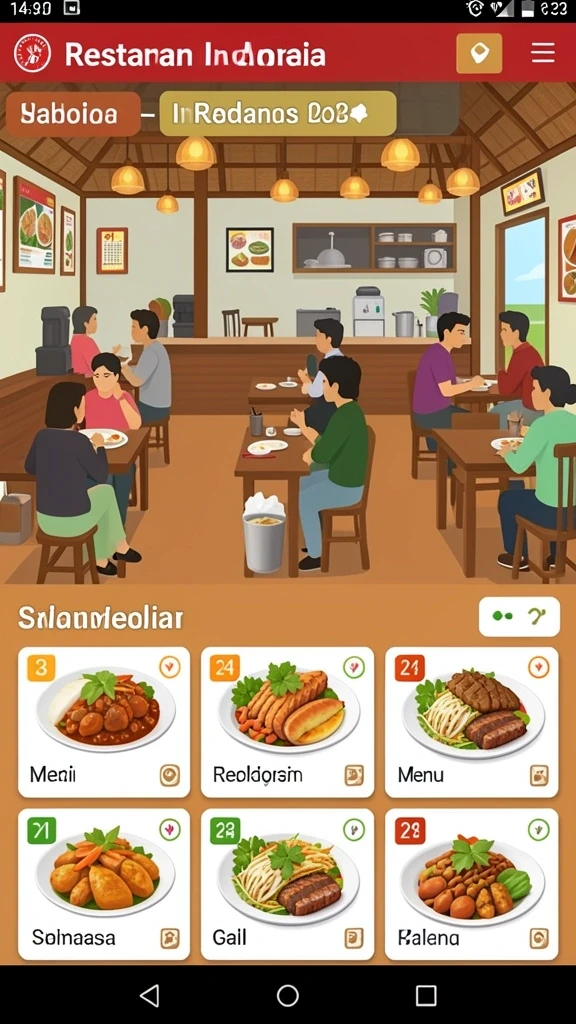Antarmuka pengguna yang sederhana dan mudah dinavigasi.