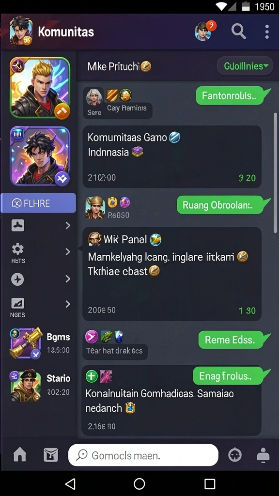 Mode multiplayer yang memungkinkan interaksi dengan pemain lain.