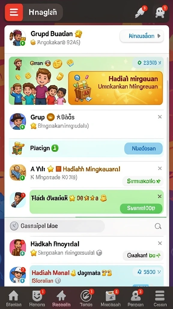 Tampilan antarmuka yang ramah pengguna pada DEPO555.