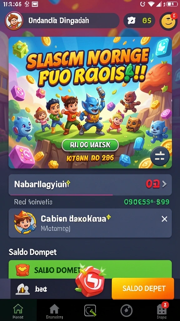 Tampilan awal yang menarik dan intuitif.
