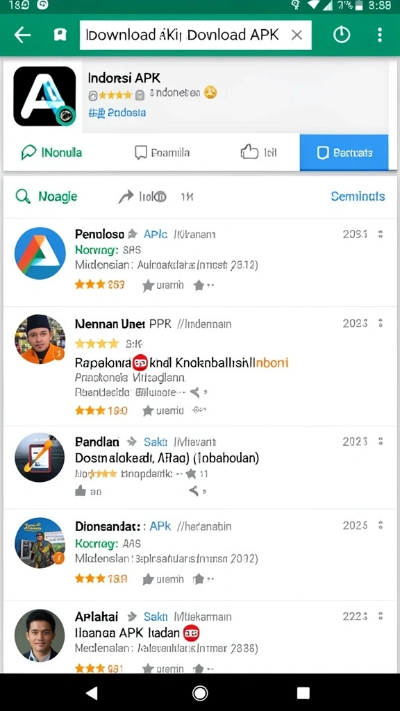 Menu permainan yang mudah dinavigasi.