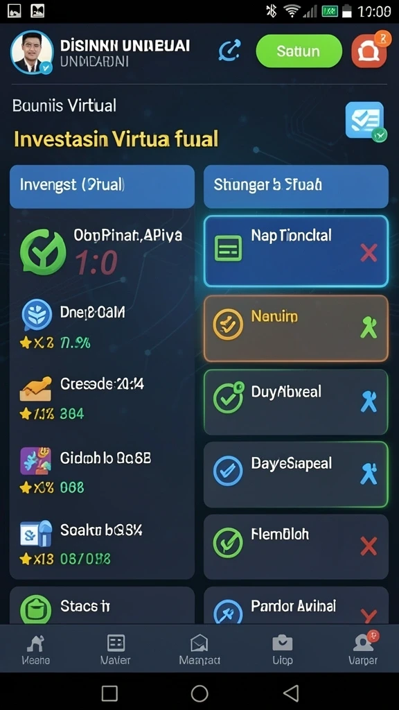 Tampilan awal permainan yang menarik.