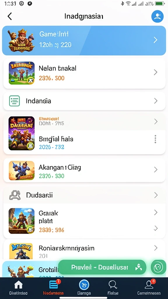 Tampilan antarmuka yang ramah pengguna.