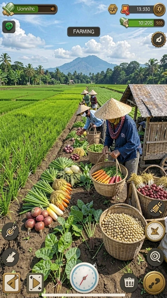 Tampilan karakter yang menarik dan unik.