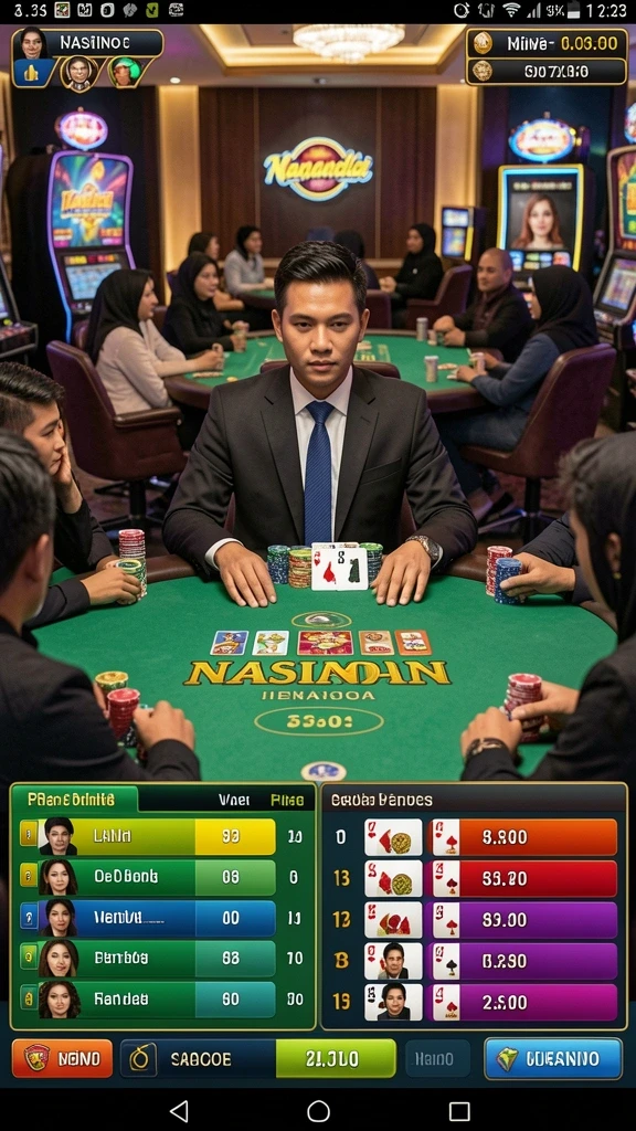 Pengalaman bermain yang seru dan mendebarkan.
