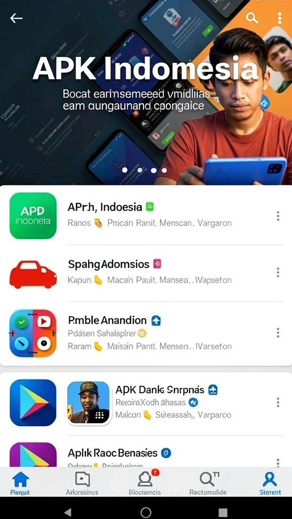 Tampilan level yang menawan dan penuh warna.