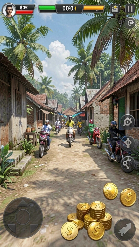 Fitur kompetisi online yang seru.