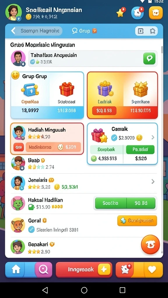 Mode permainan yang beragam untuk dinikmati.