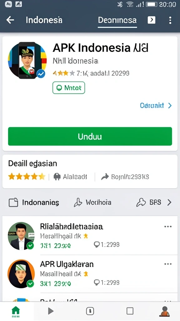 Tampilan antarmuka pengguna yang intuitif.