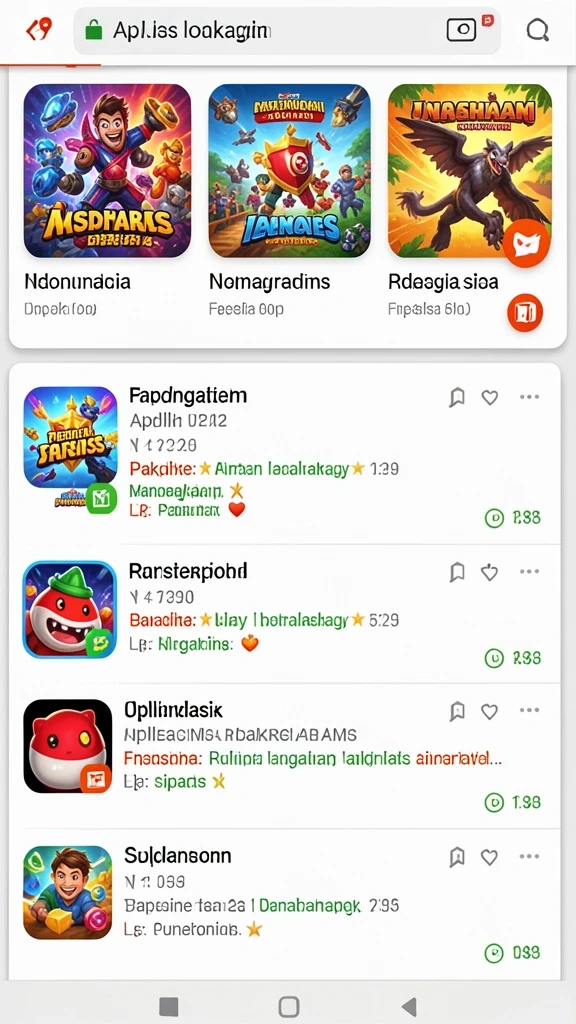 Fitur sistem hadiah yang menarik.