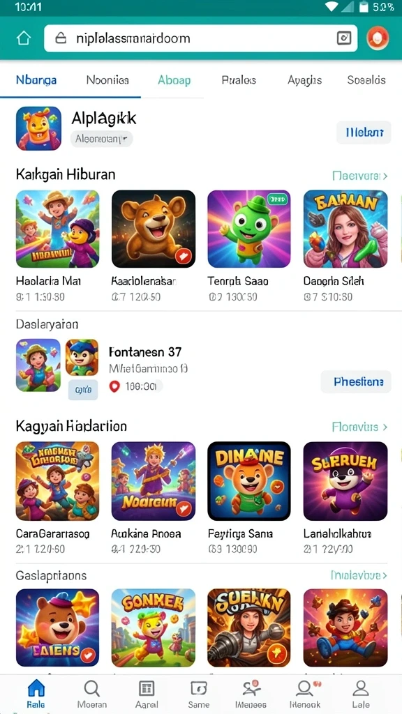 Layar karakter yang menunjukkan opsi kostum dan upgrade.