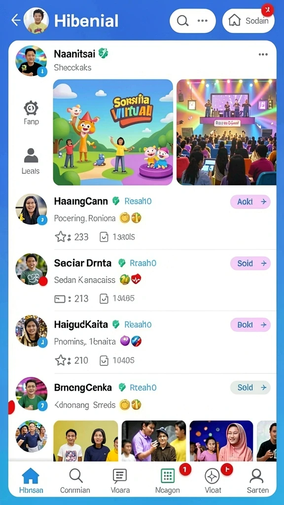 Tampilan antarmuka yang menarik dan mudah digunakan.