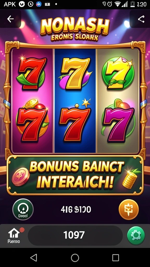Layar permainan slot dengan berbagai pilihan tema.