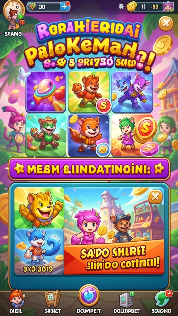 Screenshot level baru dengan tantangan menarik.