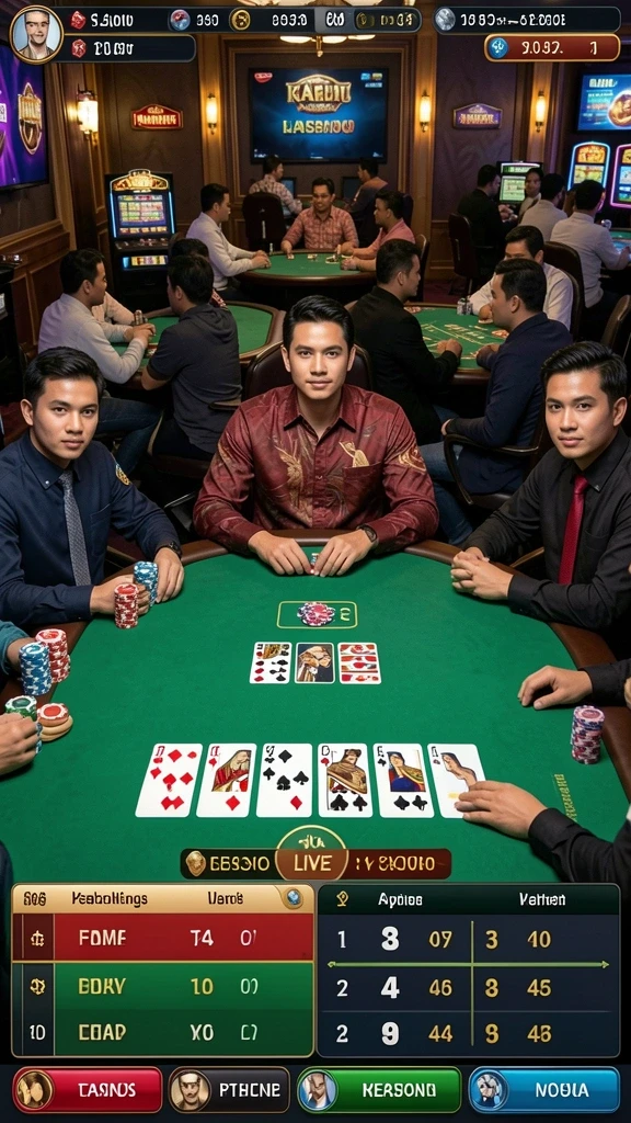 Berbagai pilihan permainan poker yang menantang.