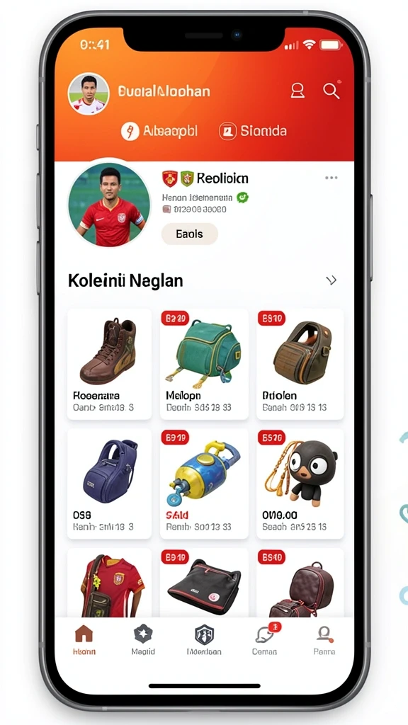 Screenshot dari mode kompetitif yang menantang.