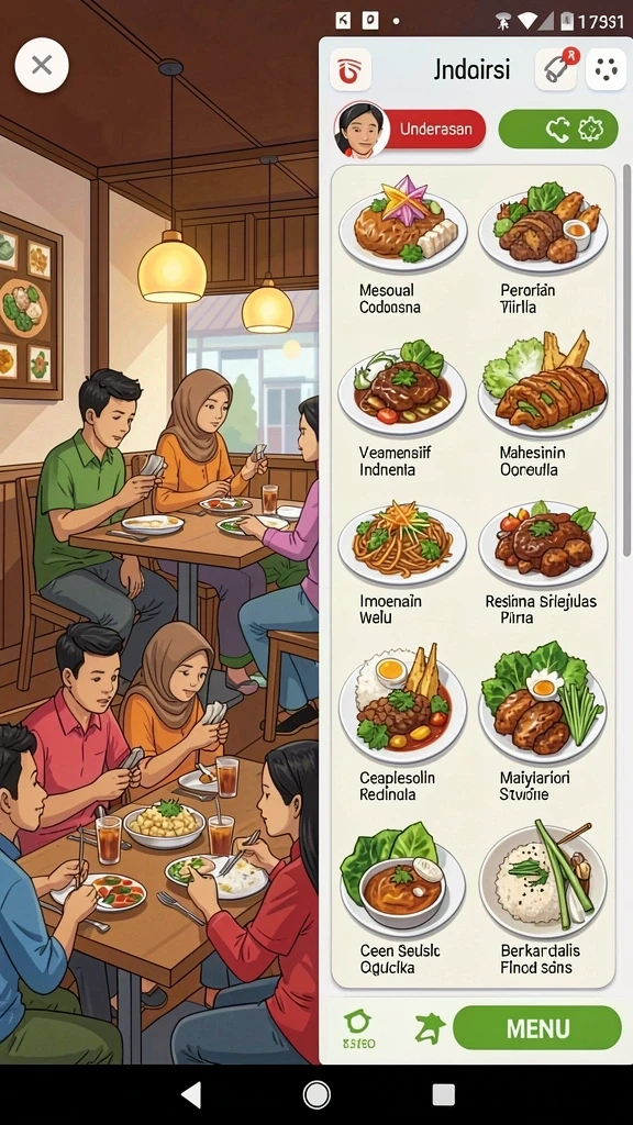 Tampilan antarmuka yang intuitif dan mudah dinavigasi.