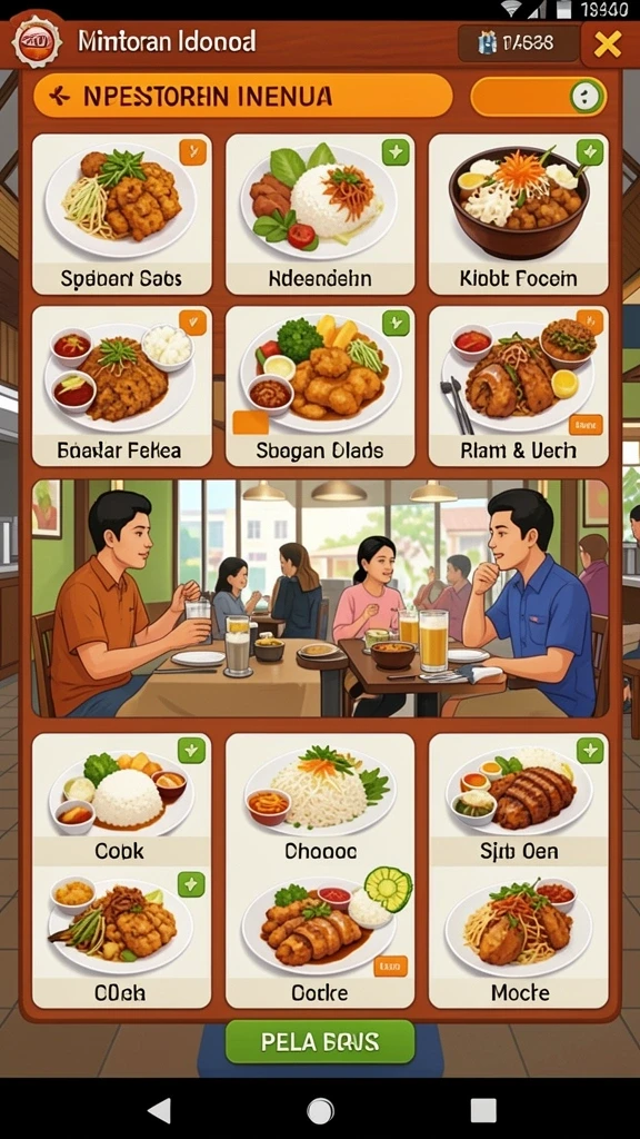 Tampilan antarmuka yang menarik dan mudah digunakan.