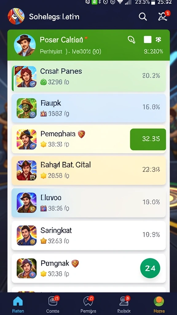 Tampilan antarmuka pengguna yang intuitif dan menarik.