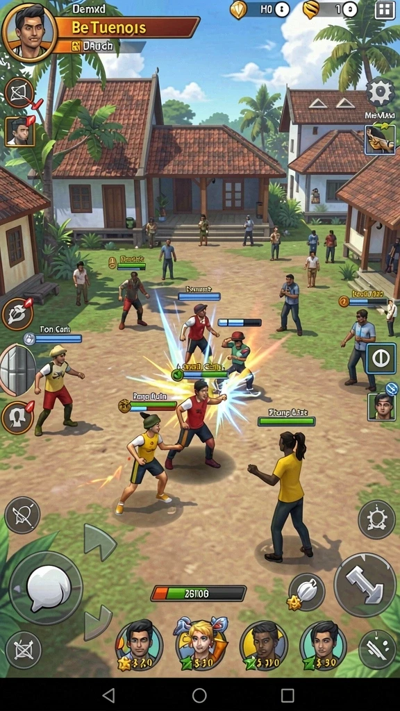 Mode multiplayer yang menggugah semangat bersaing.