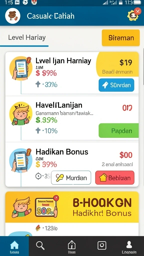 Berbagai pilihan permainan slot yang seru.