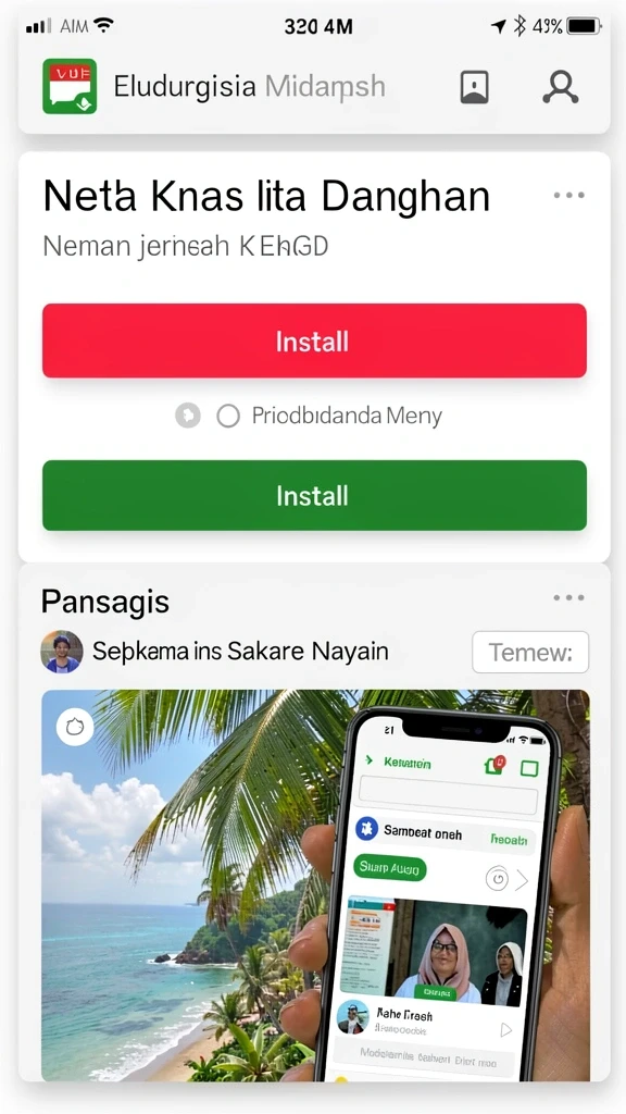 Tampilan antarmuka yang intuitif dan mudah dinavigasi.