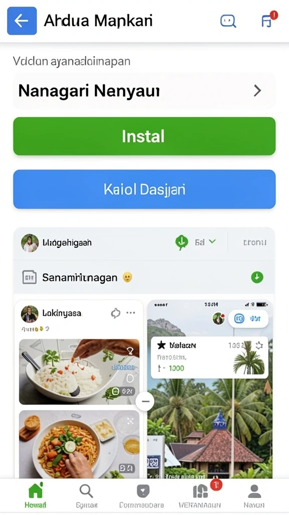 Screenshot melawan monster di level menengah.